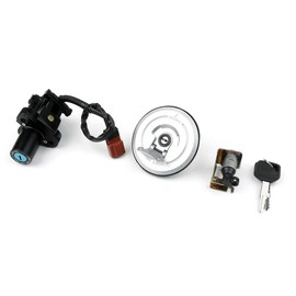 Motorcycle Ignition Switch Lock Set w/Keys Gas Cap & Seat Lock for Honda CB500 CB500F CB500X CBR500R 2013-2015