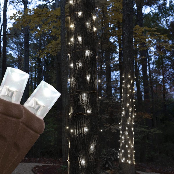 Wintergreen Lighting StretchNet Pro Expandable Christmas Net Lights, Tree Wrap