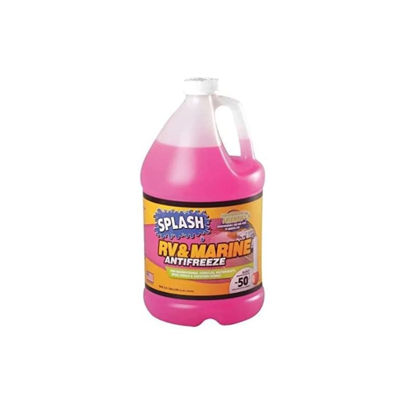 RV & Marine Splash 619526 RV/Marine Antifreeze, 6 gal, Pink