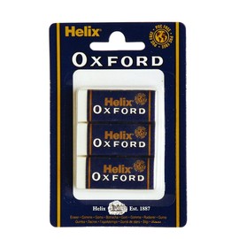 Helix Oxford Small Sleeve Erasers (Pack of 3)