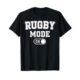 Rugby Mode On Funny Rugger Player Gift Coach T-Shirt