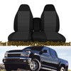 Fioqe Front 60/40 Split Bench Seat Covers with Console Armrest