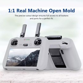 ESTUCHELANDIA Funda de Silicona para Mando Control Remoto de Dron dji RC2 Protección Antideslizante y Duradera, Diseño Ajustado y Personalizado, Ideal para Evitar Rayaduras y Golpes