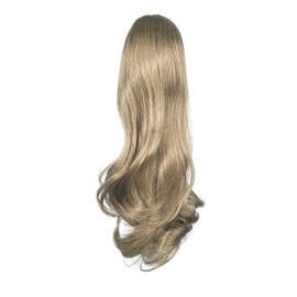 Love Hair Extensions Victorian Drawstring Synthetic Hair Ponytail Colour 10 Medium Ash Brown 16 -Inch