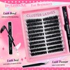 200 Pieces DIY Eyelash Extensions Set, 8-16 mm, Mixed Fluffy