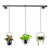 HemePaha Metal Plant Hanger Indoor with 3 Hanging Chains, 38.2