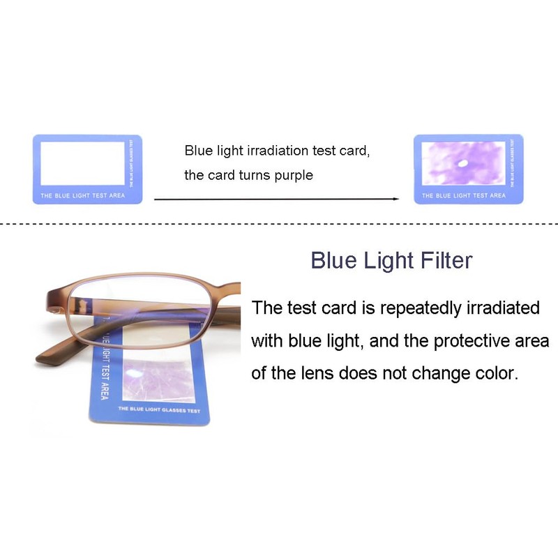 2 Pack Flexible Computer Blue Light Blocking Lightweight Reading Glasses