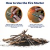 Prep-Right Survival - Mini Alloy Ferrocerium Flint Fire Starter, Thick