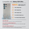 GREEN FUSION Compatible with Galaxy S24 Ultra Back Cover Replacement,
