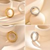 NOKMIT 14K Gold Filled Statement Rings for Women Dainty Cute