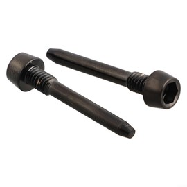 SPORTARC 2 Pieces Bicycle Brake Pad Retaining Pin Bicycle Oil Disc Titanium Alloy Screw Connector Bicycle Disc Brake Caliper Bolt for MT2/4/5/6/8 (Black)