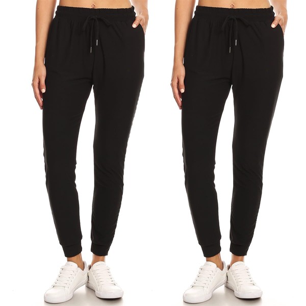 LA12ST Jogger Pants for Women Womens Sweatpants Drawstring Pockets Soft
