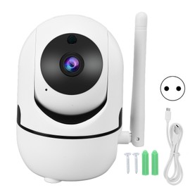 720P WiFi IP Camera Wireless Security Camera Night Vision Motion Detection Two Way Audio for Home 100‑240VEU Plug