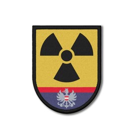 Copytec #31363 Patch Radiation Sensor Austria Police Badge Atomic 9 x 7 cm
