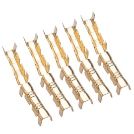 U-Shaped Wiring Terminal, Brass Wiring Terminal, 100pcs Docking Connector Line Pressing Button Quick Wiring Terminals 0.5-1.5mm