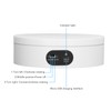Rotating Display Stand White Epoxy Resin Flashing Motorized Rotating Display