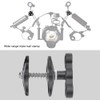 Aluminium Alloy Black Diving Triple Ball Clamp Outdoor Camera Arm