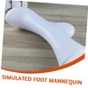 2pcs White Mannequin Foot Display Ankle Bracelet Shoe Sock Model