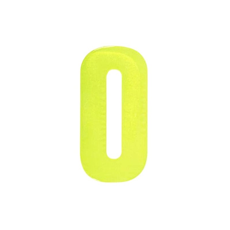 Merriway BH05623 (2 Pcs) Yellow High Visibility Reflective Plastic Stick-On