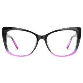 Zeelool TR90 Square Glasses for Women Blue Light Blocking Glasses Anti Eyestrain Glasses Farris ZJGT002098-08 Purple