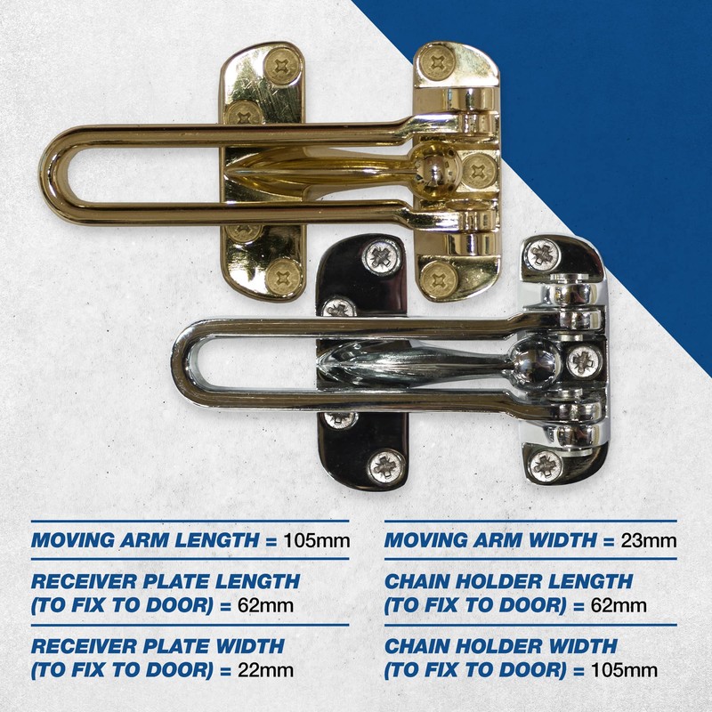 UAP Robust Door Restrictor & Lock for UPVC Doors -