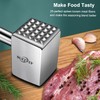 SUCCFLY Meat Tenderizer Stainless Steel, Heavy Duty Meat Hammer, Kitchen