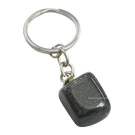 Blue Aventurine Crystal Car Key Holder - Crystals and Healing Stones Car Keys Keychain for Gift for Christmas Stockings Stuffers for Women Men Teen Kids (Tumbled Crystal Keychain)