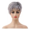 Generic Una Peluca Corta Con Encaje