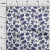 oneOone Cotton Cambric Fabric Floral Ikat Print Fabric by The
