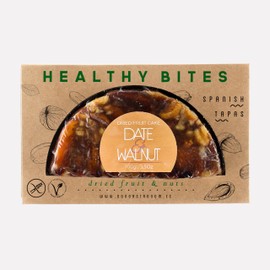 Healthy Bites by Don Gastronom. Date & Walnut dried fruitcake. 100g (3.52oz).