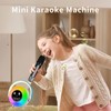 REEDTOCK Mini Karaoke Machine, Wireless Portable Bluetooth Speaker with Microphone,