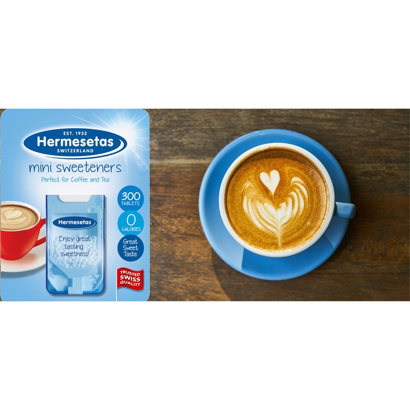 3x 300 Tablets Hermesetas Mini Sweeteners - Bundled by Smart