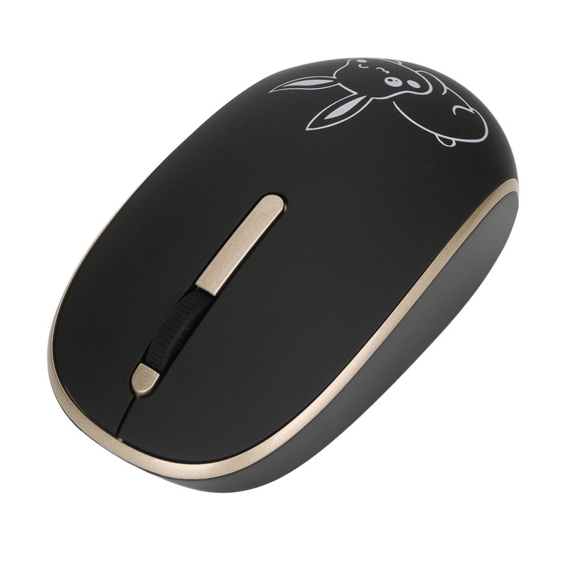 Wireless Type C Mouse 1200DPI Mute Button USB Dual Receiver