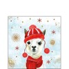 Ambiente Cocktail Napkin Winter Llama 25 x 25 cm Pack
