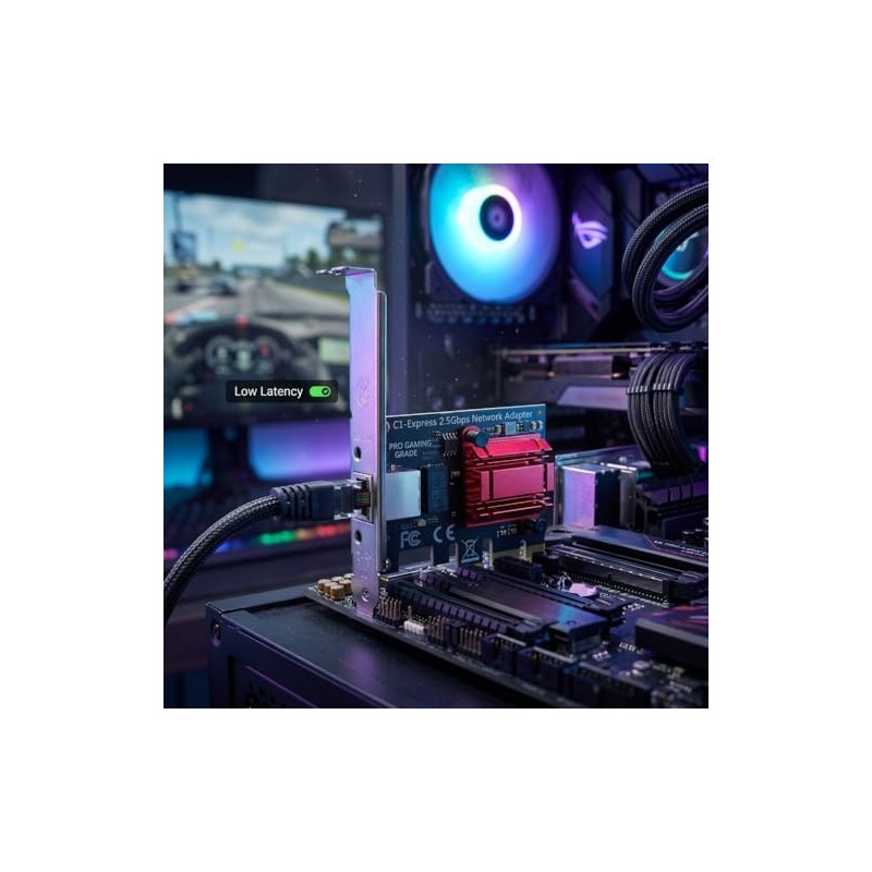 Tarjeta de red PCIe 2.5GBase-T, adaptador de red RTL8125B, adecuado