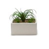 WGV Block Ceramic Vase, Width 8", Height 4", Elegant Morden