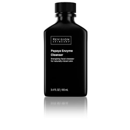 Revision Skincare Papaya Enzyme Cleanser, Energizing Facial Cleanser with Salicylic Acid, Soothing and Exfoliating, 3.4 Fluid Ounces