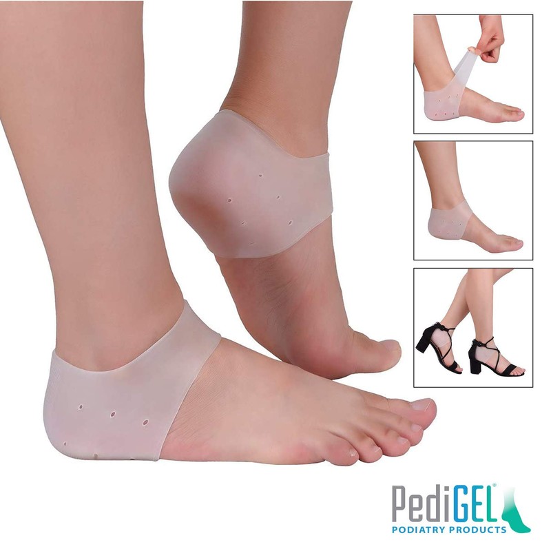 PediGel® - Medically Approved Polymer Gel Heel Socks/ Heel Sleeves