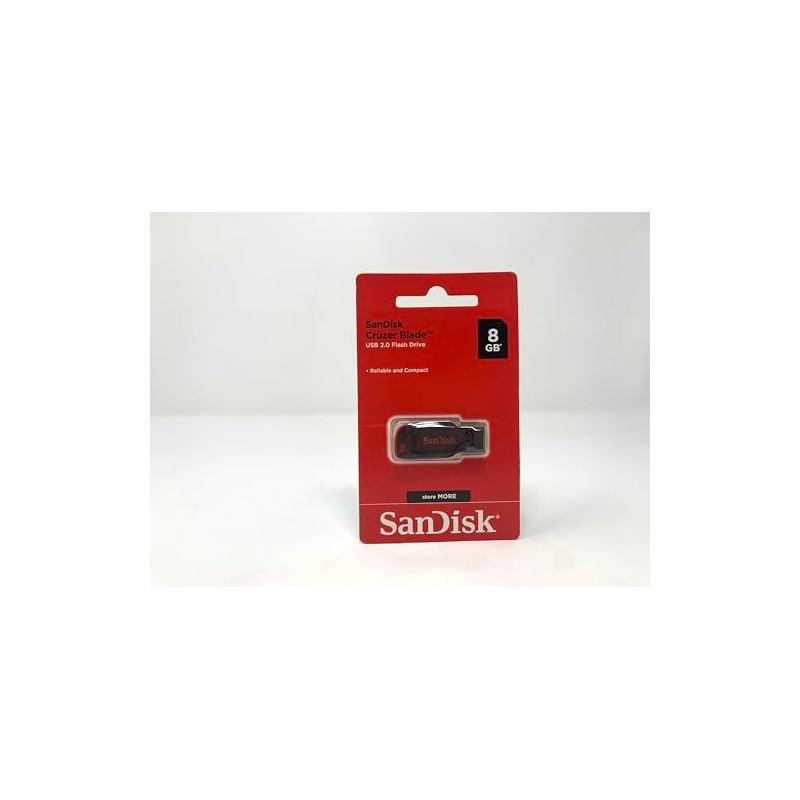 SanDisk Cruzer Blade 8GB USB 2.0 Flash Drive- SDCZ50-008G-B35