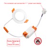 2 Inch LED Recessed Lighting Dimmable Downlight, 3W(35W Halogen Equivalent),3000K