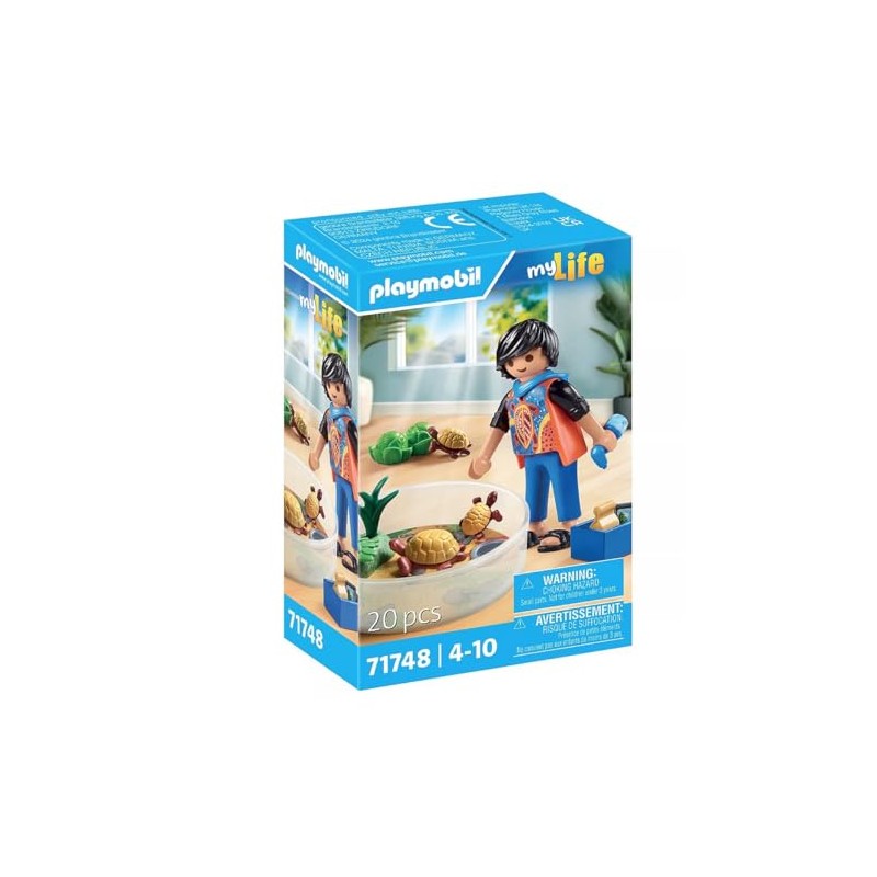 PLAYMOBIL PLL71748 TERRARIUM TORTUES FAMILY