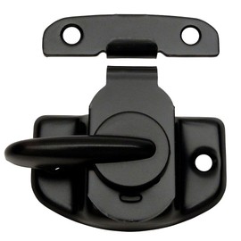 Designers Impressions 10 Pack 53638 Flat Black Cam-Action Window Sash Lock and Keeper
