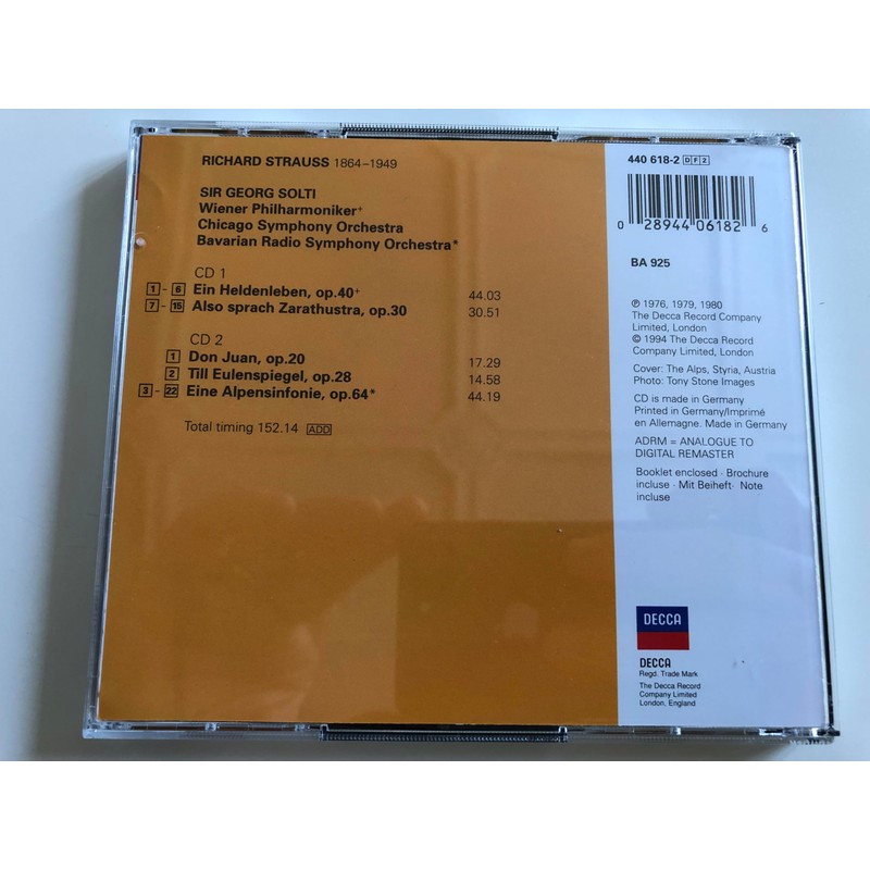 R Strauss: Tone Poems