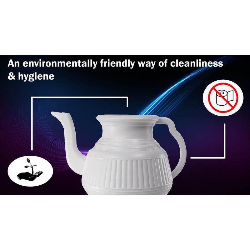 Mayaka786 Pair of Lota or Bodna or Toilet Wash Jug