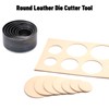 7 Pieces Round Leather Punch Tool, Round Hole Punch, High