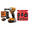 Boen Impact Wrench 1/2 Inch Brushless Electric, With 8 PCS