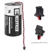EEMB 3.6V Battery Pack 1200mAh PLC Lithium Battery Compatible for