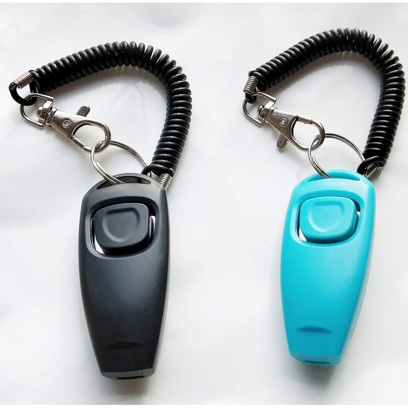HoAoOo Pet Training Clicker Whistle with Wrist Strap - Dog