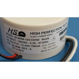 High Perfection Tech HS LED Driver , AC-DC  Power Supply 15W, B12R58-124-C07