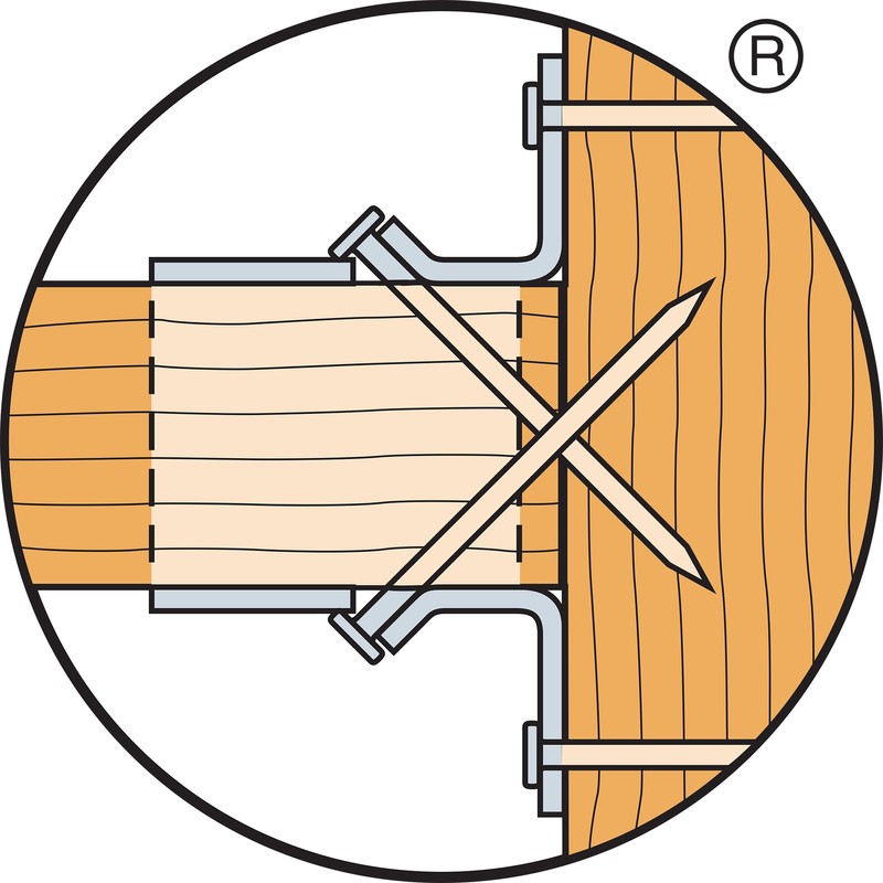 Simpson Strong-Tie LRU212Z - LRUZ Face-Mount Rafter Hanger - Adjustable